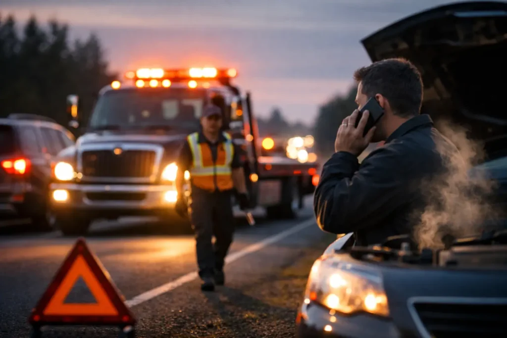 24/7 Emergency Road Service When Minutes Matter