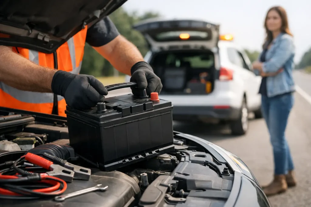 Car Battery Installation Roadside: What to Expect