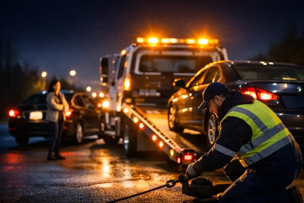 After Hours Tow Truck Help That Shows Up Fast