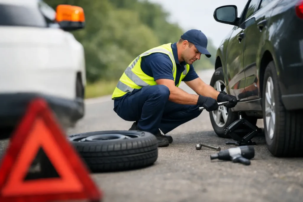 Can Roadside Change a Tire? What to Expect