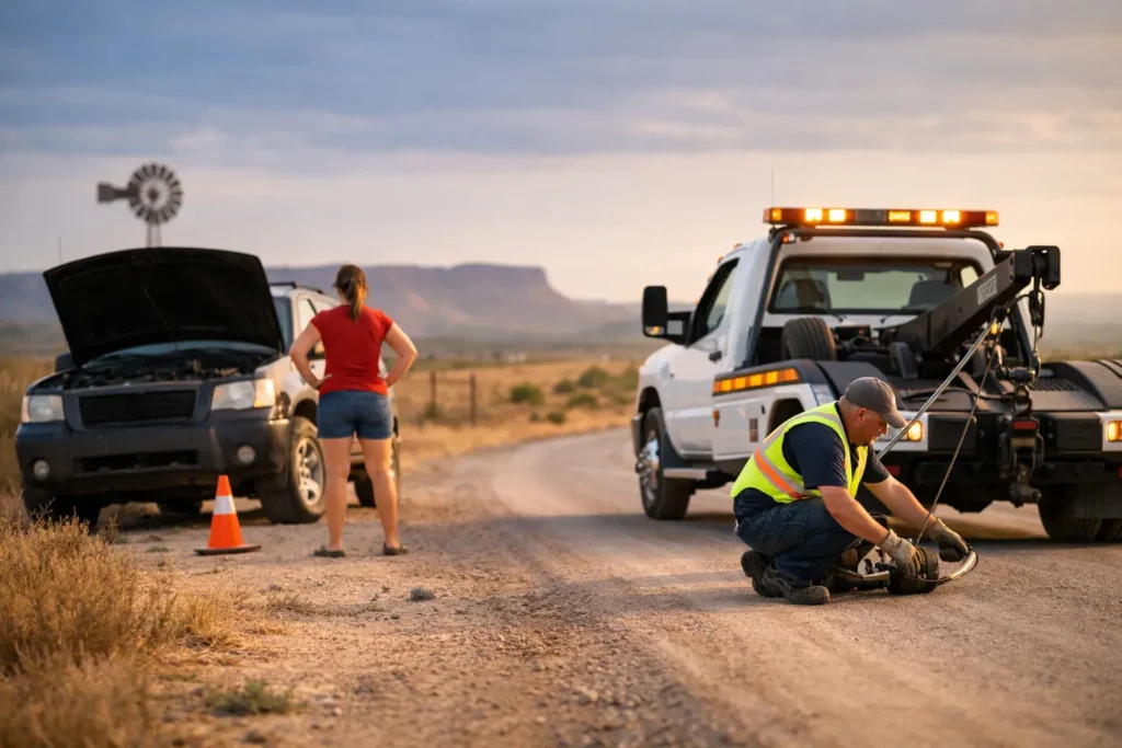 Vehicle Recovery When You’re Stranded in Texas