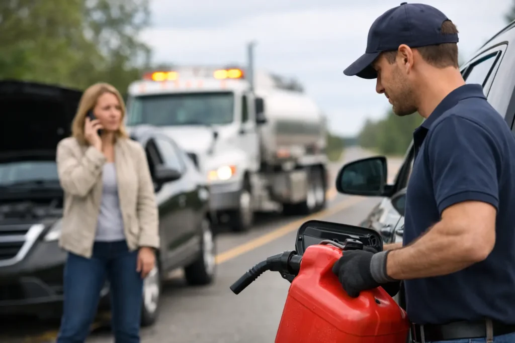 Fuel Delivery in Montgomery TX When You Run Empty
