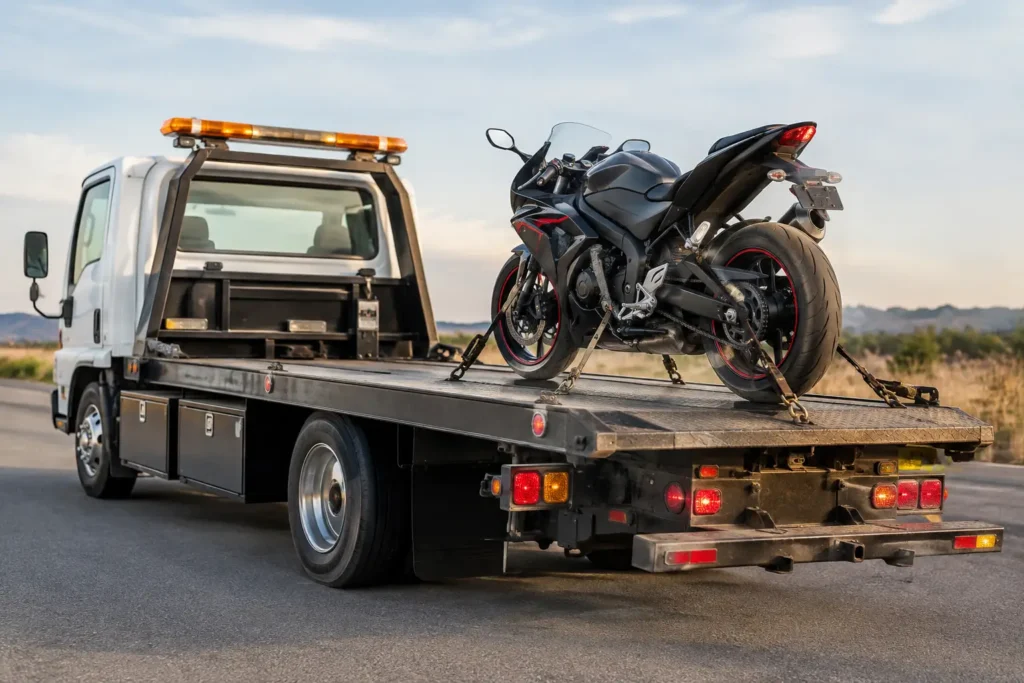Can Tow Trucks Move Motorcycles Safely?